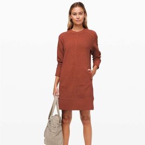 Lululemon On Repeat Dress Heathered Rustic Clay | Size 6
